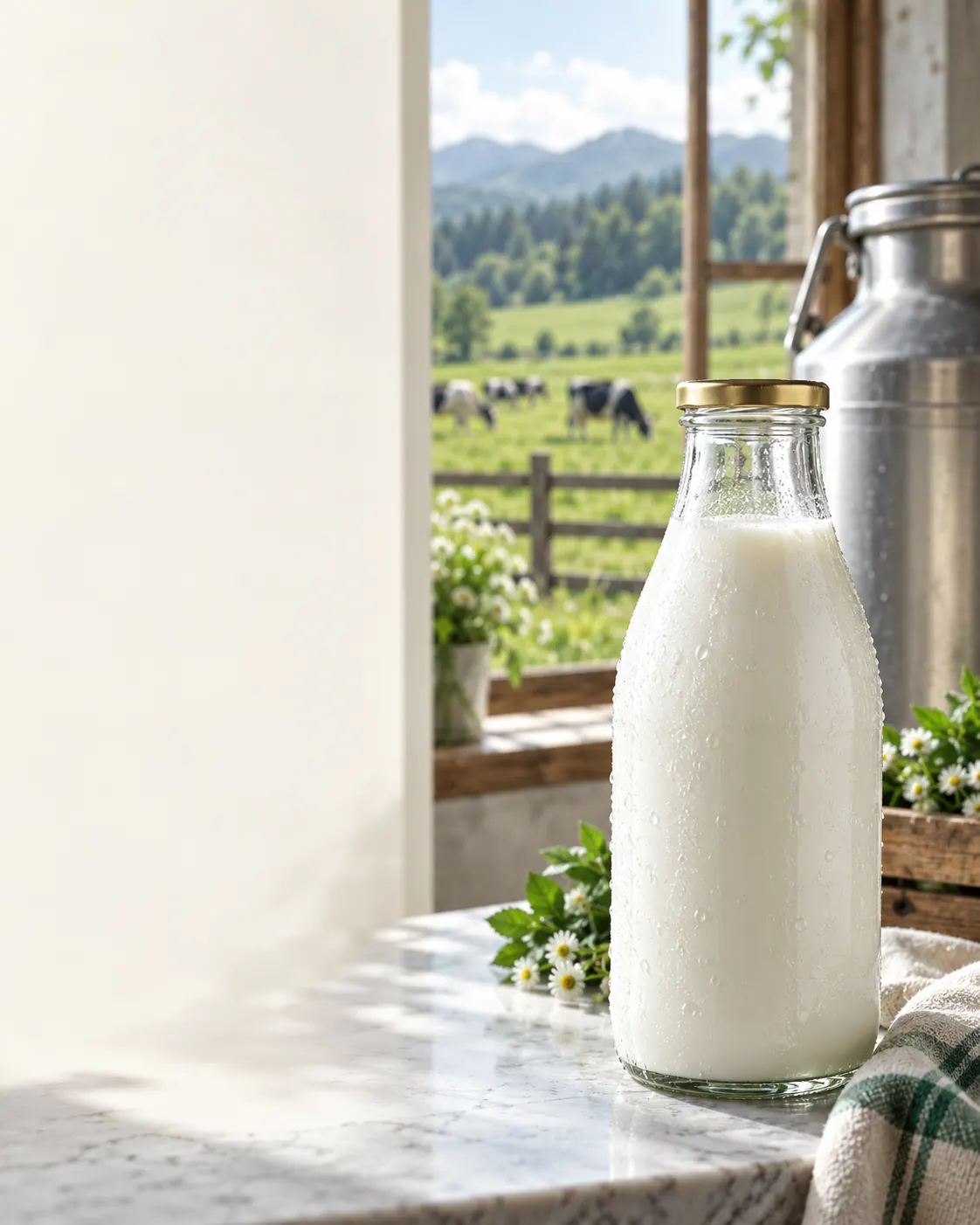 Fresh farm milk